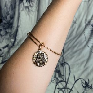 alex and ani hand of Fatima bangle (older version)